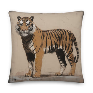 Vintage Tiger Pillow