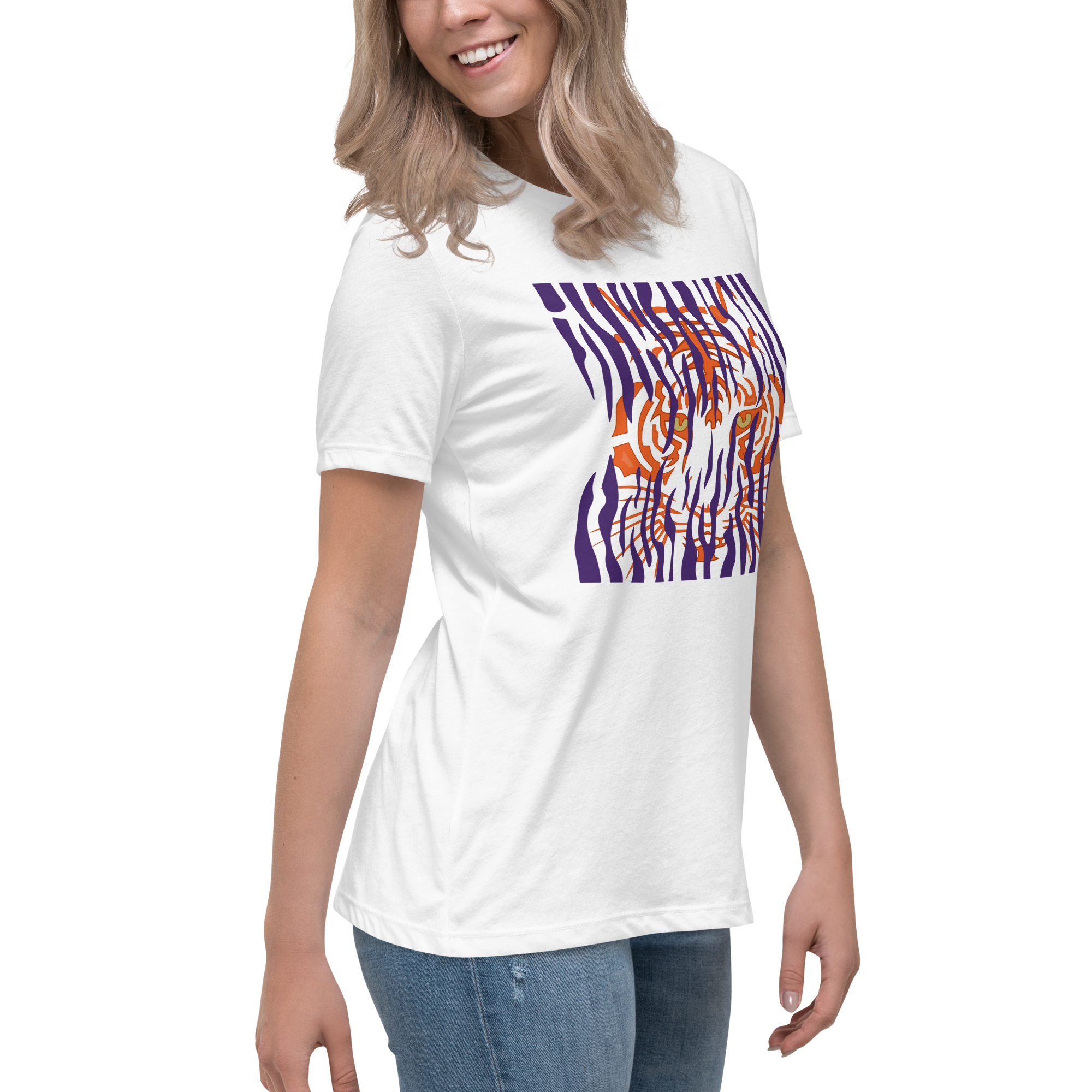 NEW! Caged Tiger Women's Relaxed T-Shirt