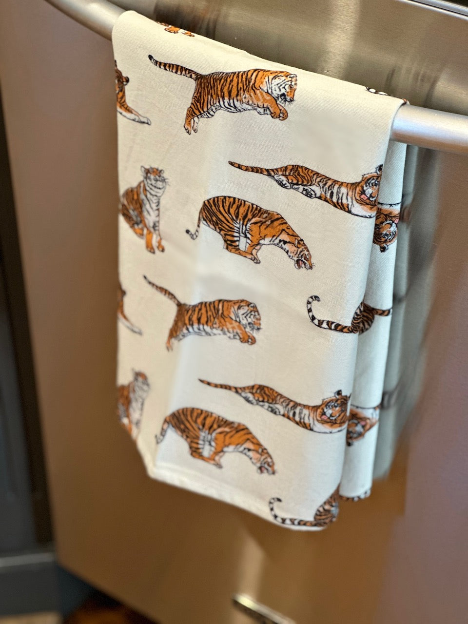 Playful Tigers Tea Towel