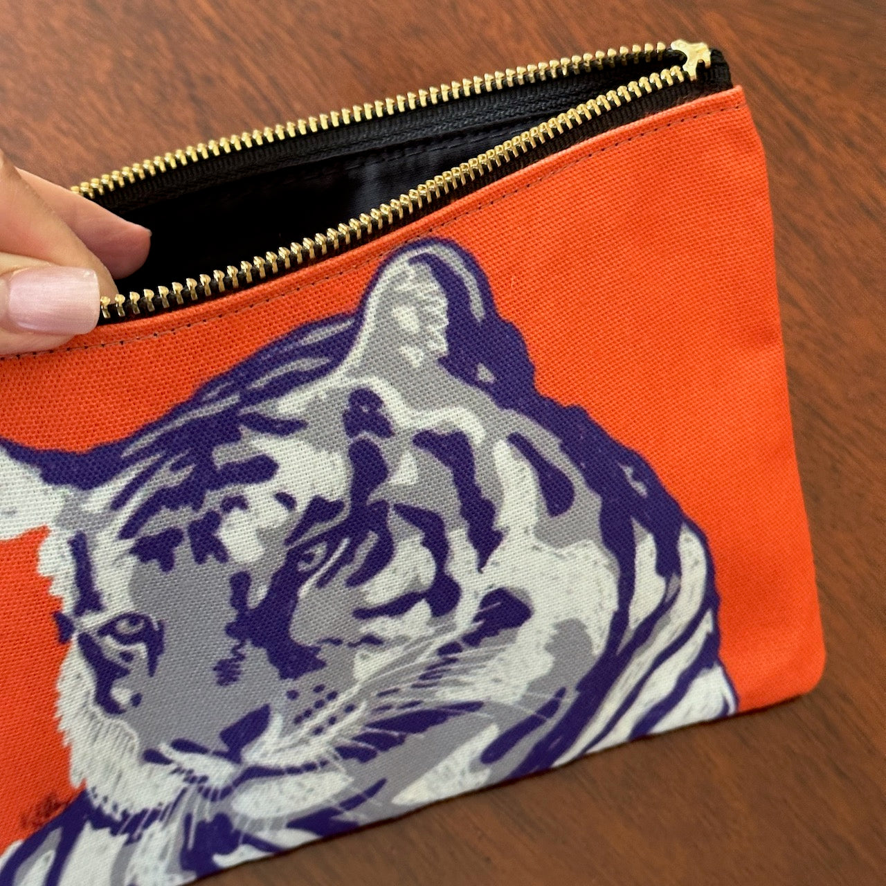Staring Tiger Cosmetic/Supply Pouch