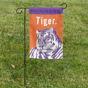 Staring Tiger Garden Flag