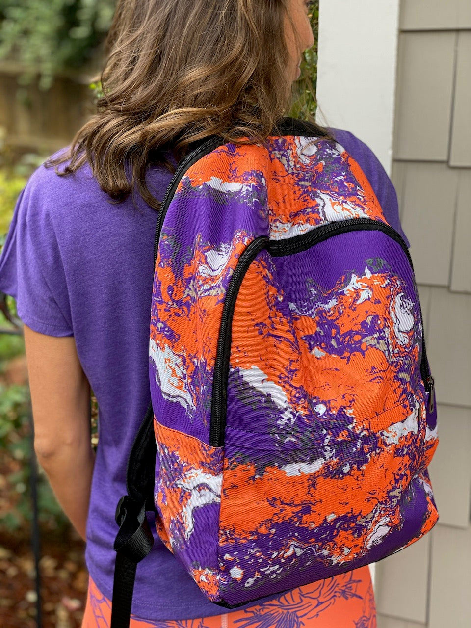Tiger Team Colors Fabric Backpack
