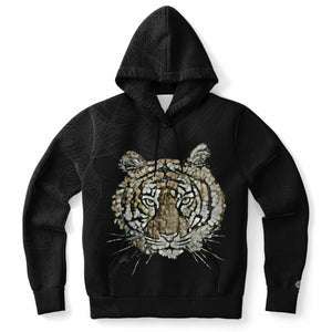 Mosaic Tiger Black Hoodie