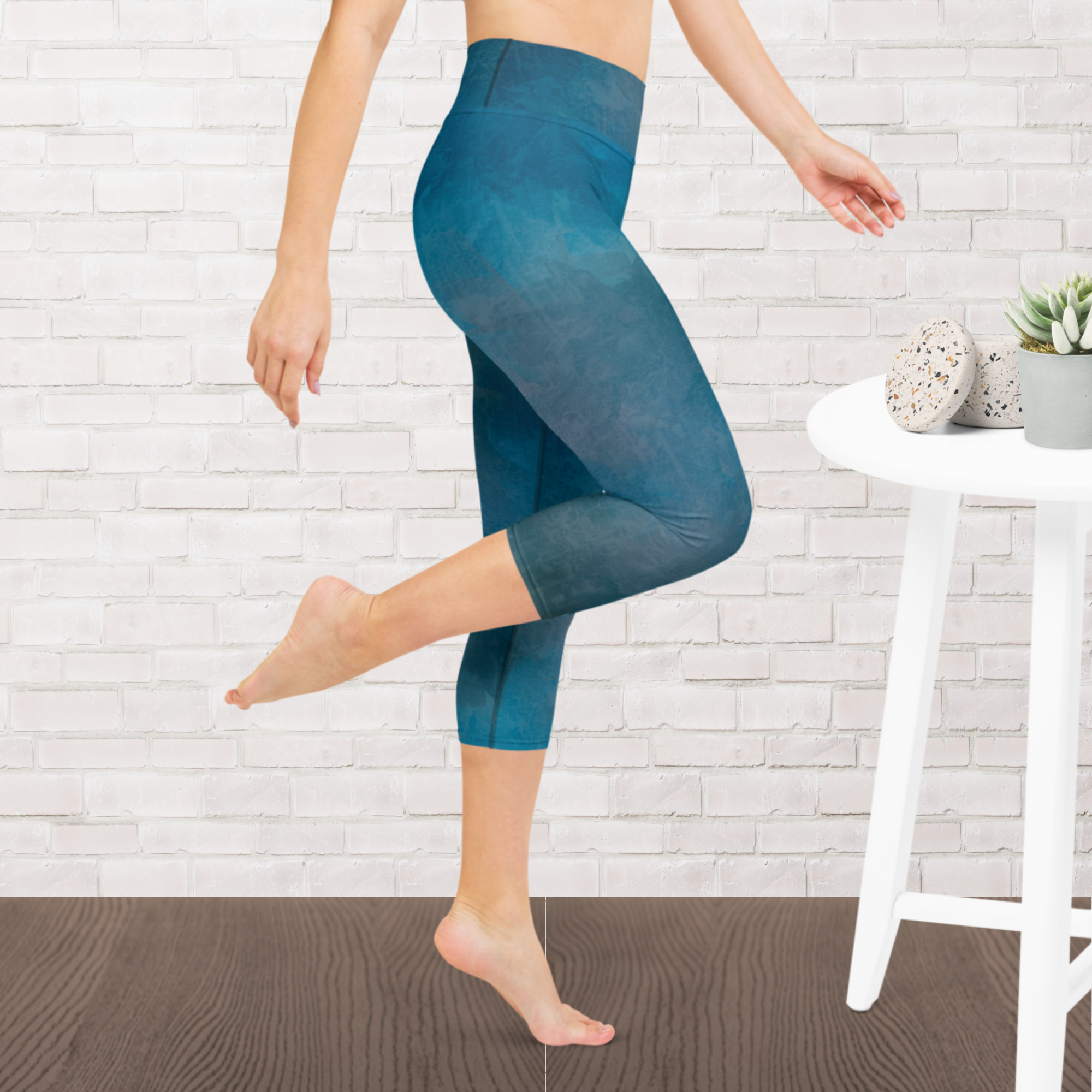 Teal 2025 capri leggings