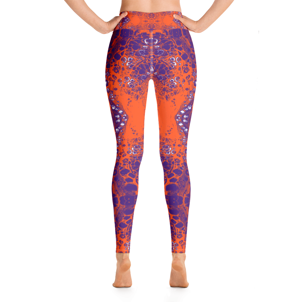 Purple & Orange Lace Legging