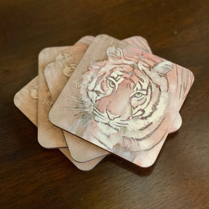 Champion Tiger Traditional Coasters (set of 4)