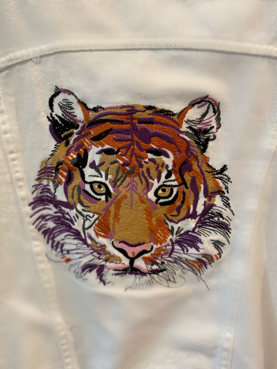 Tiger Art Denim Jacket