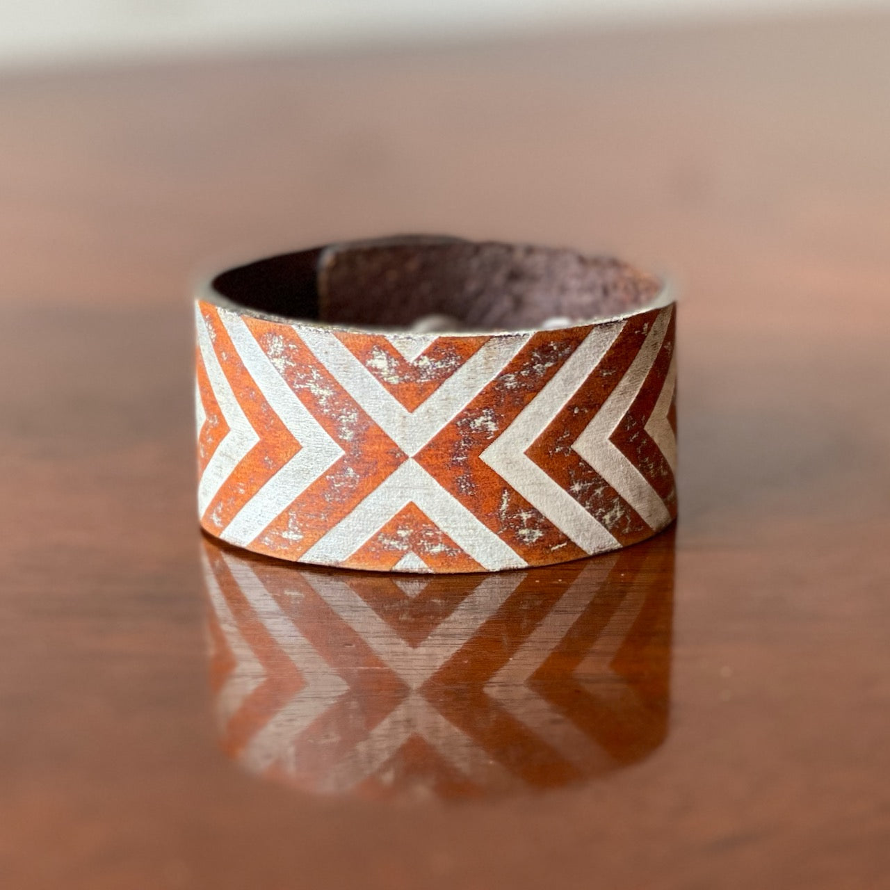 Reflections Leather Cuff