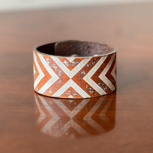 Reflections Leather Cuff