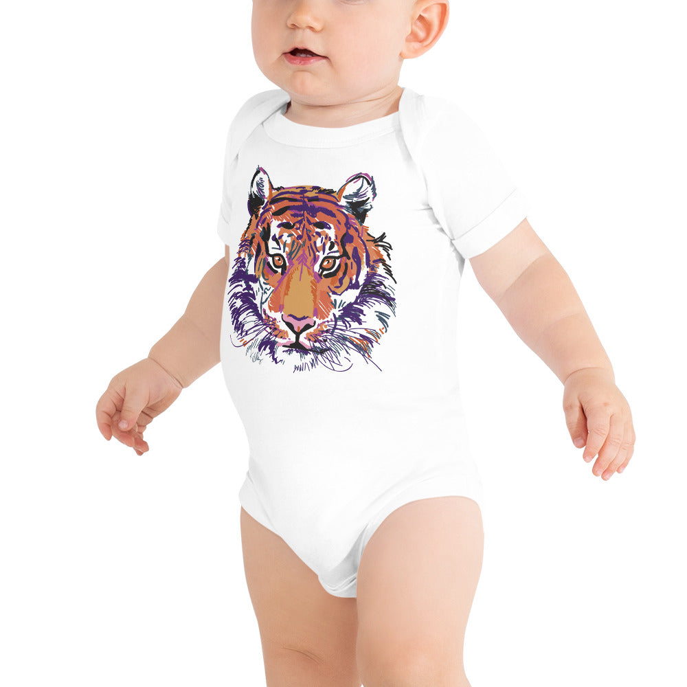 Abstract Tiger Infant Onesie