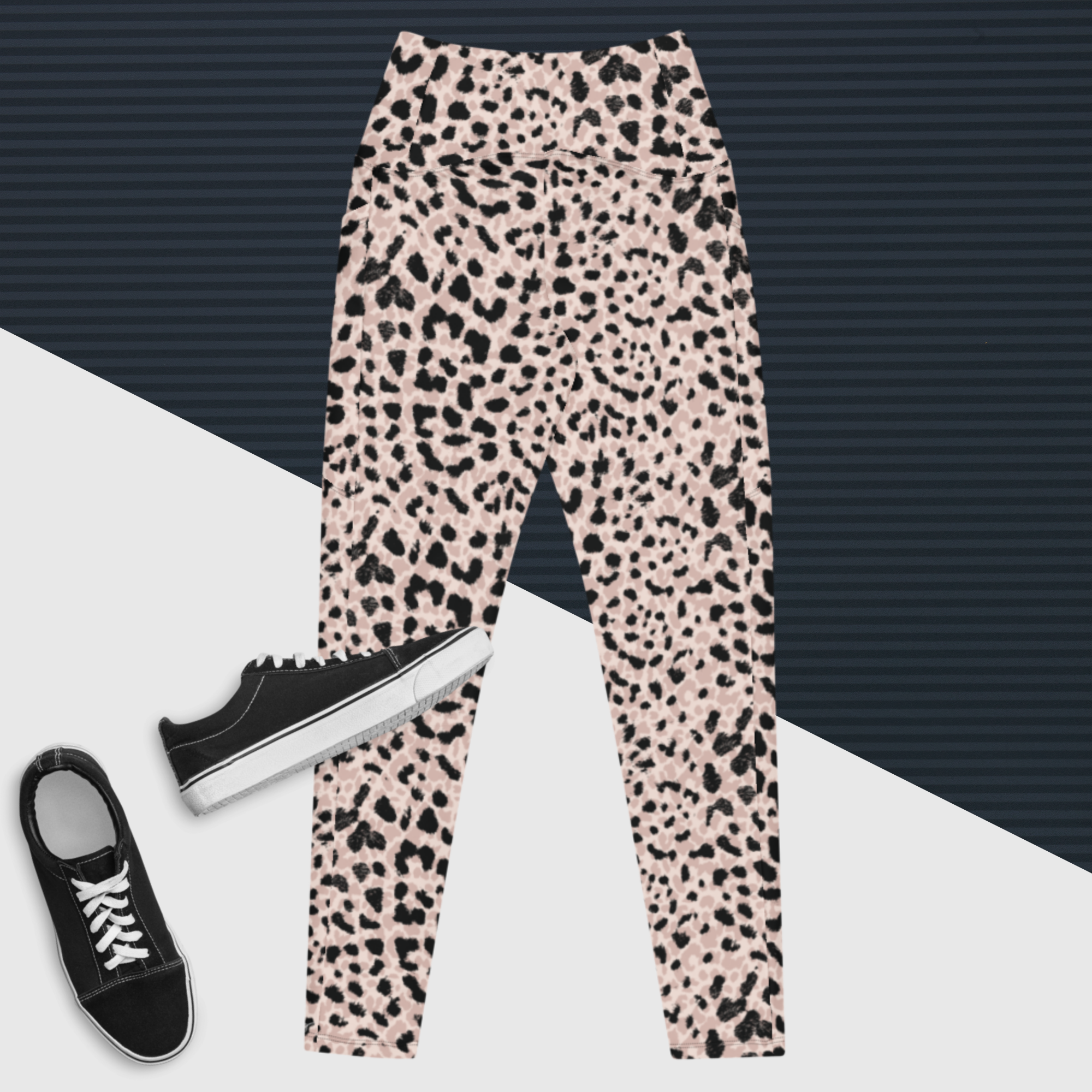 Blushing Leopard Pocket Leggings