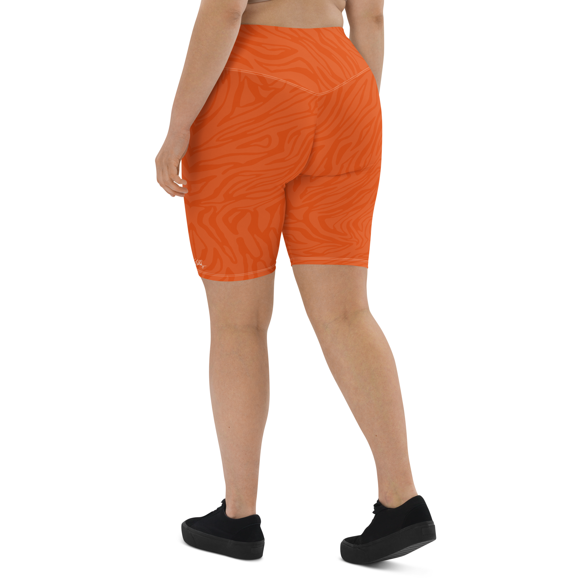 Shades of Orange Biker Shorts