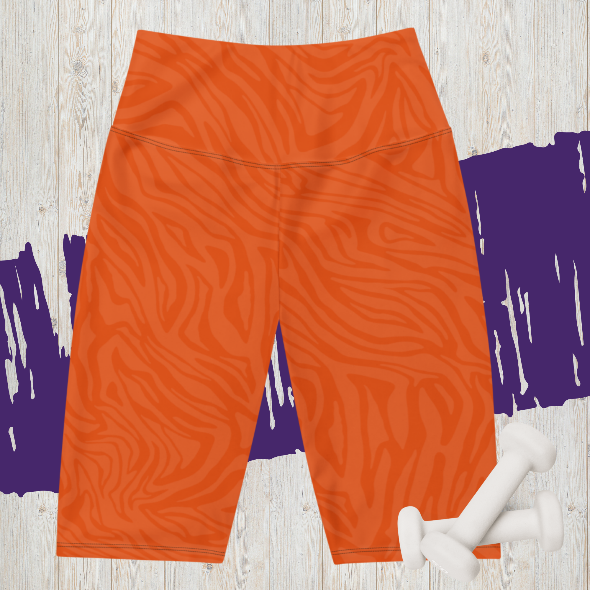 Shades of Orange Biker Shorts