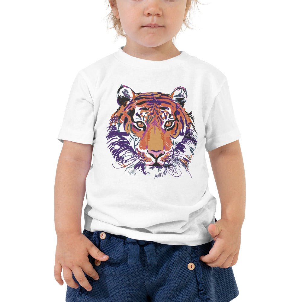 Abstract Tiger Toddler Tee