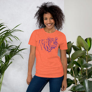 Vintage Purple Tiger Unisex t-shirt