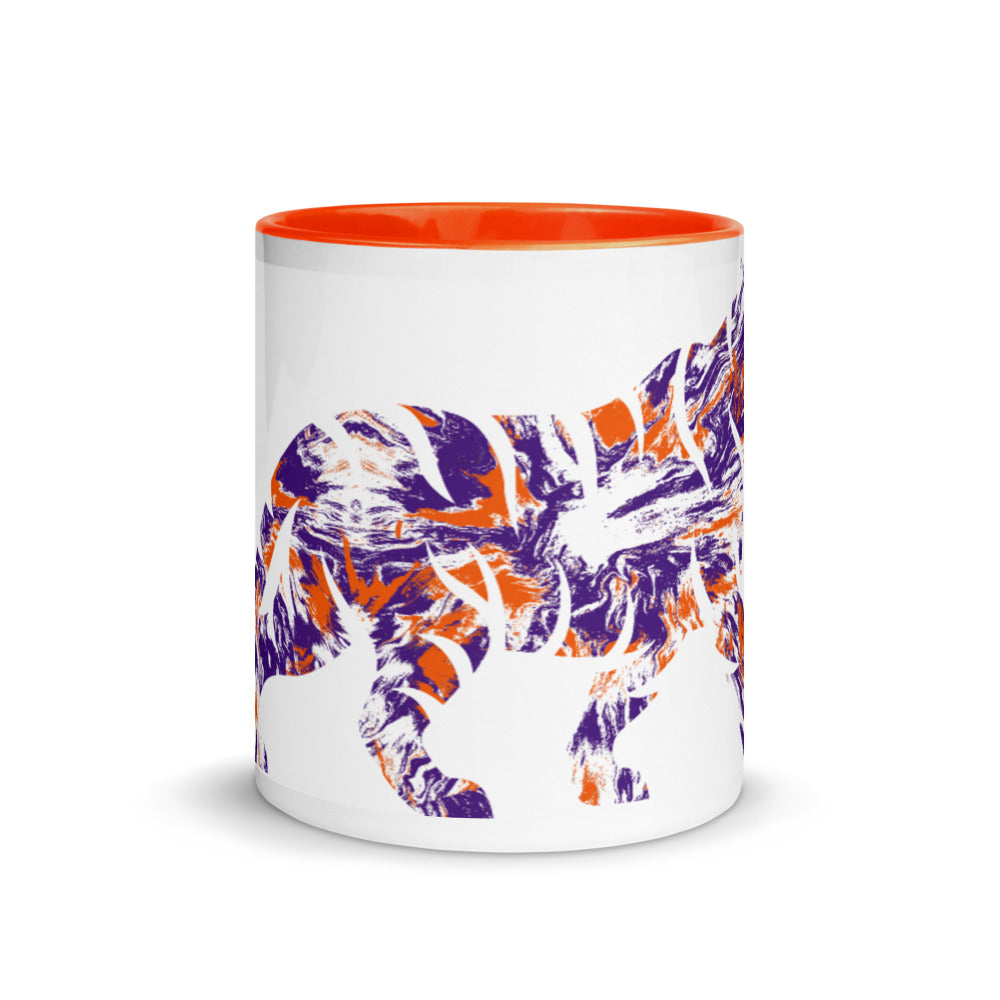 Starburst Tiger Mug with Color Inside
