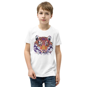 Abstract Tiger Youth T-Shirt